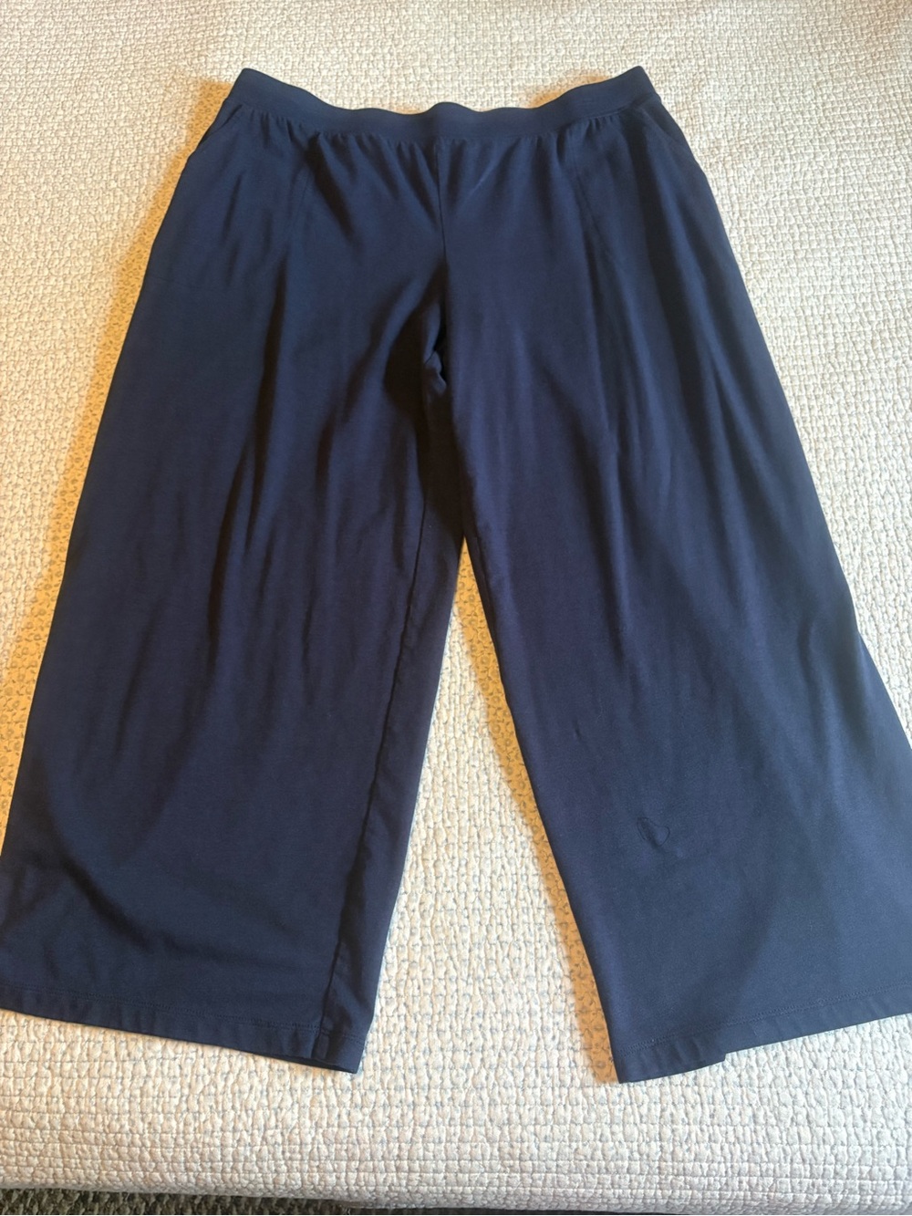 D&Co Navy Beach Capri Large Petite